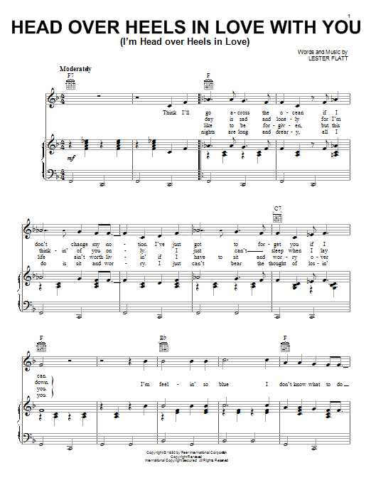 Produktbild zu: Head Over Heels In Love With You (I'm Head Over Heels In Love)