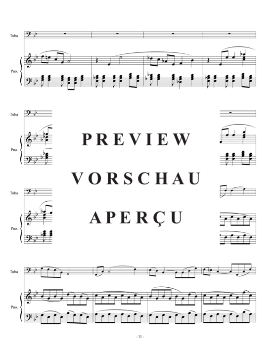 Produktgalerie: Seite 13 von 21 Tuba Concerto , , (Tuba + Klavier)