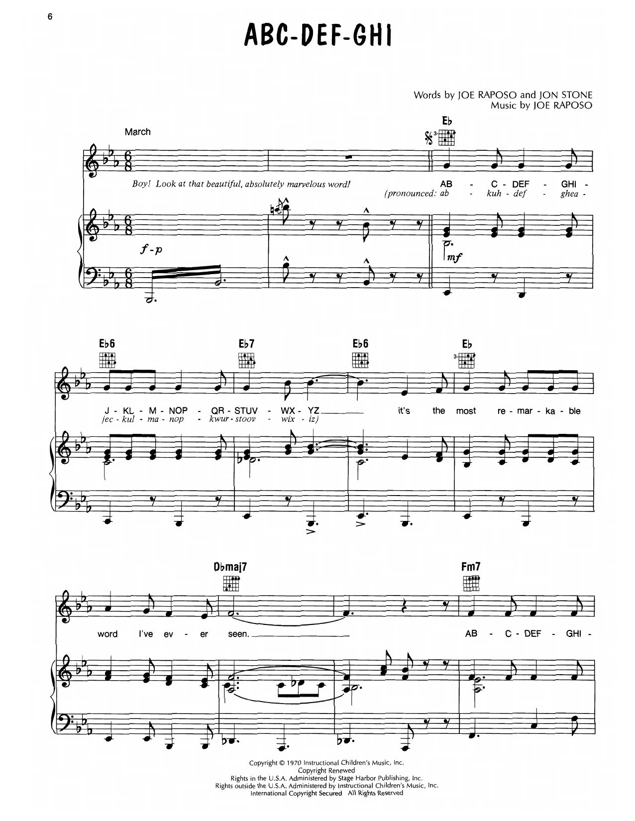 Produktbild zu: ABC-DEF-GHI (from Sesame Street)