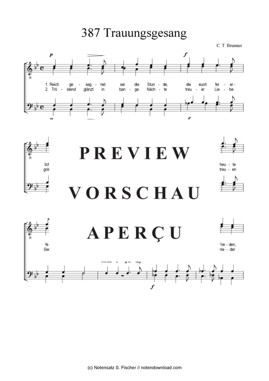 Product gallery: Page 2 of 3 Trauungsgesang , , (male choir)