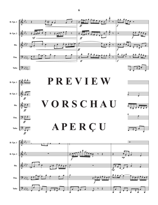 Produktgalerie: Seite 8 von 20 Tango Para Rosemary , , (Blechbläserquintett)