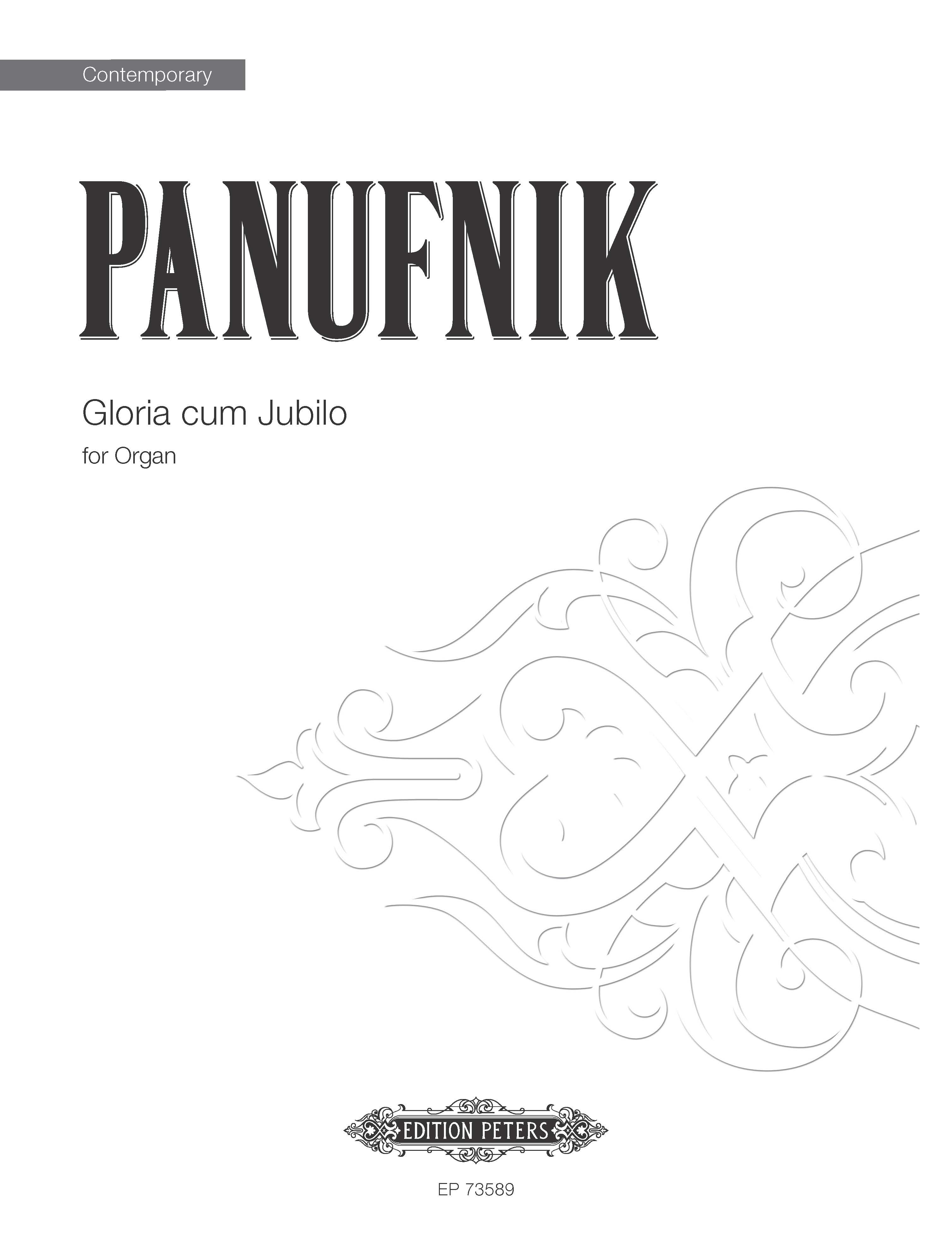 cover: Gloria cum Jubilo, Roxanna Panufnik, Orgel
