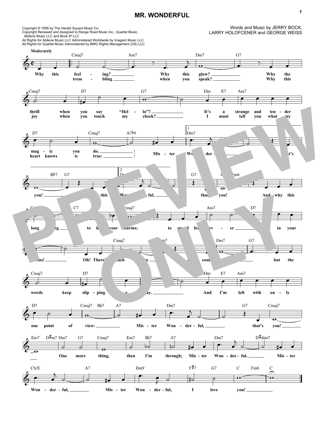 Product gallery: Page 1 of 1 Mr. Wonderful, Peggy Lee