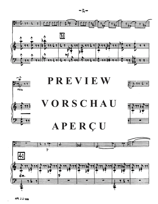 Produktgalerie: Seite 14 von 21 Concertino for Tuba and Piano , , (Tuba + Klavier)