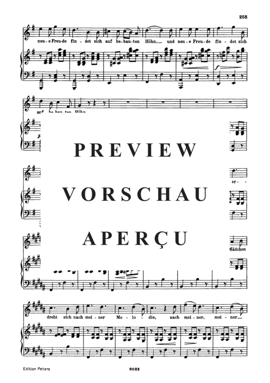 Product gallery: Page 4 of 5 Der Musensohn D.764, , High Voice and Piano