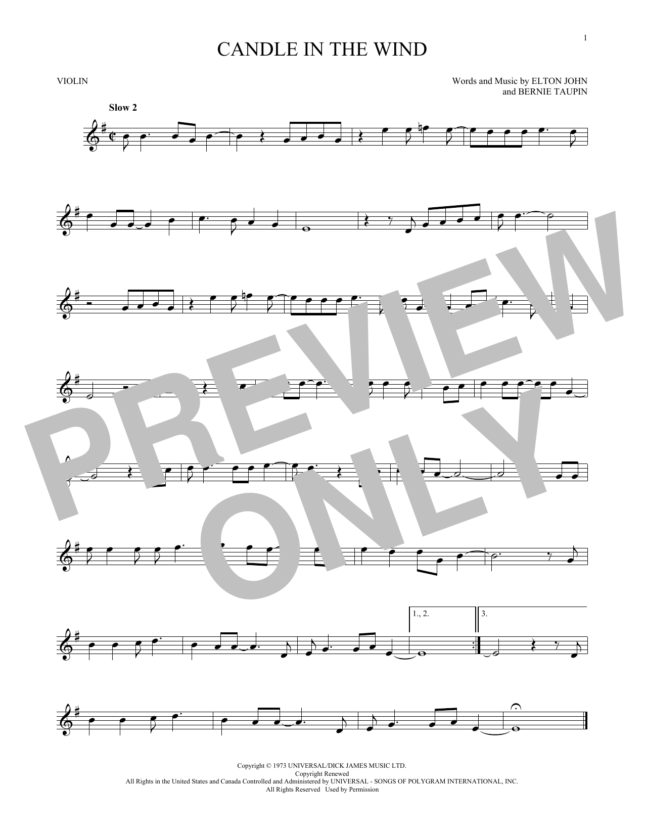 Product gallery: Page 1 of 1 Candle In The Wind, Elton John