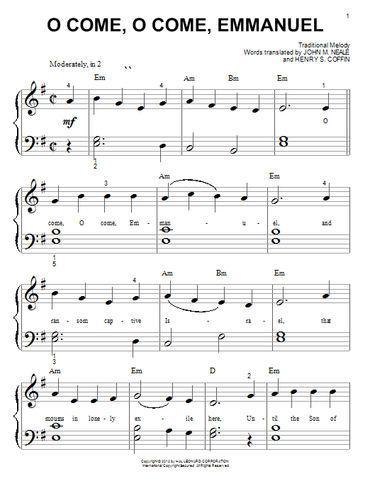 Produktbild zu: O Come, O Come Immanuel (arr. Phillip Keveren)
