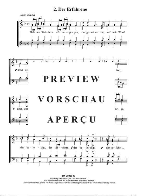 Product gallery: Page 4 of 5 Drei Humoresken , , (mixed choir)