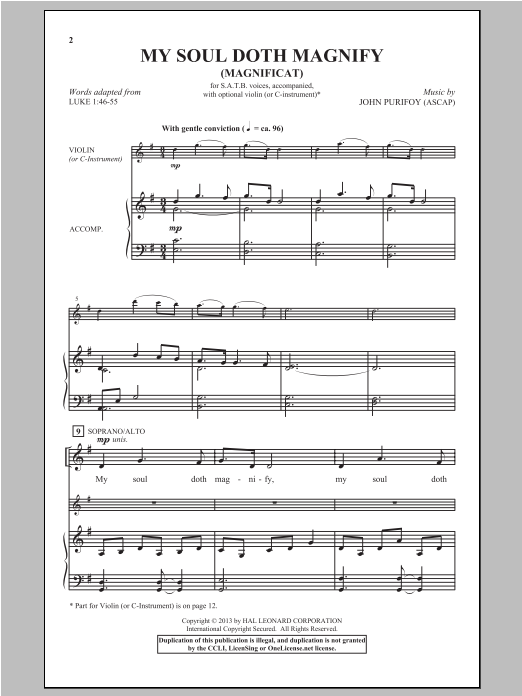 Produktbild zu: My Soul Doth Magnify (Magnificat)