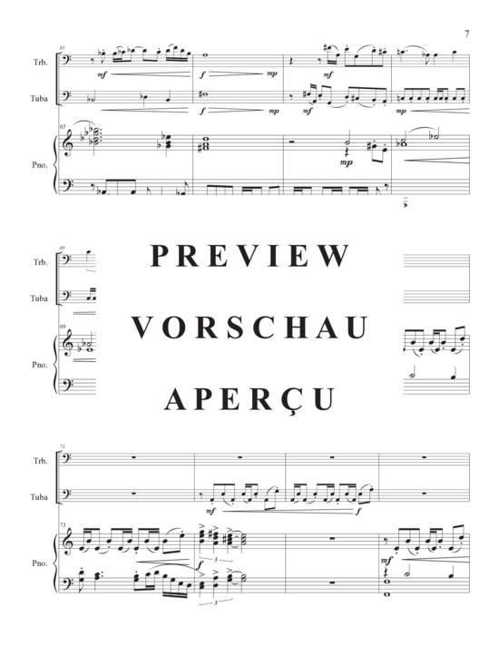 Product gallery: Page 10 of 21 Concertante , , (trombone, tuba and piano)
