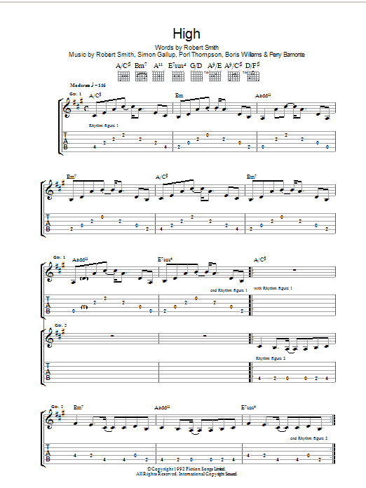 Product gallery: Page 1 of 1 High, The Cure