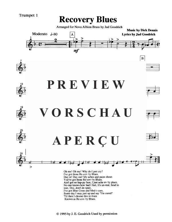 Produktgalerie: Seite 7 von 11 Recovery Blues, , Blechbläser Quintett