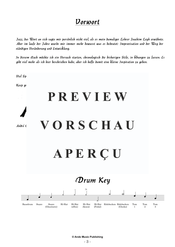 Produktgalerie: Seite 5 von 11 Groove-Koordination für Drum-Set Band 2 Jazz-Edition, , Drum Set