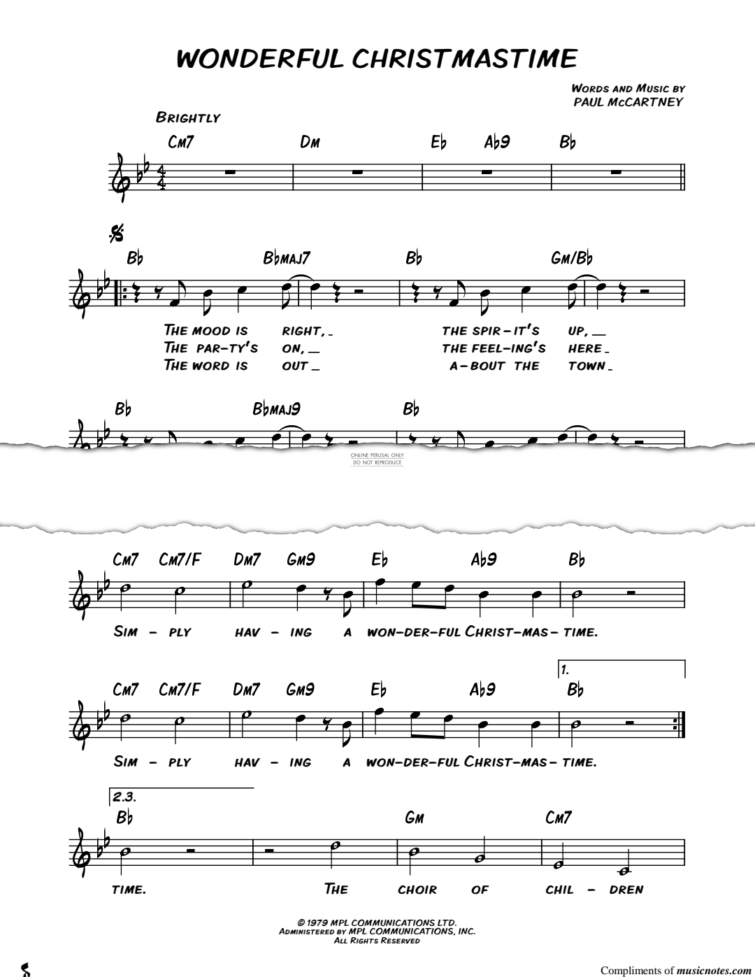 Produktgalerie: Seite 1 von 1 Wonderful Christmastime, Paul McCartney, Gesang, Gitarre