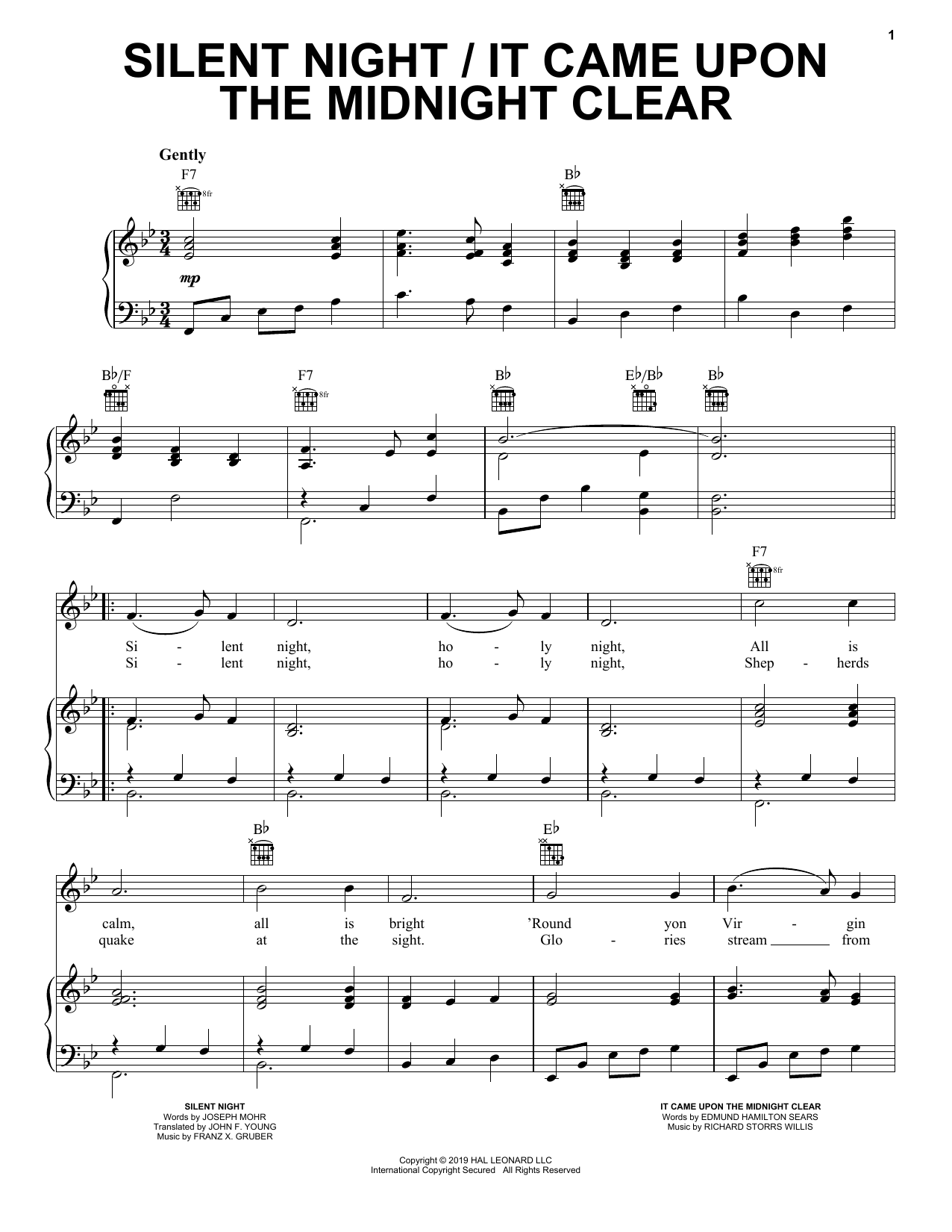 Product gallery: Page 1 of 1 Silent Night / It Came Upon the Midnight Clear, Various Artists