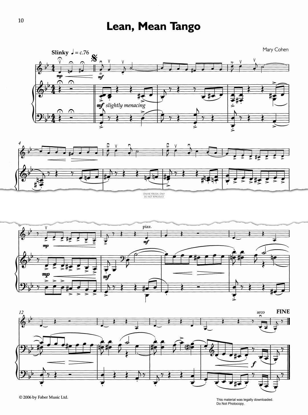 Product gallery: Page 1 of 1 Lean Mean Tango, Mary Cohen