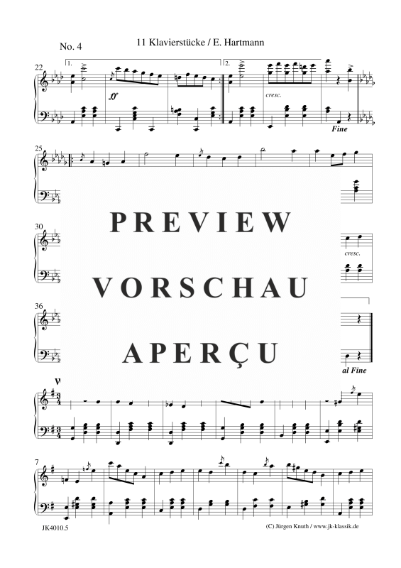 gallery: Klavierstücke No.1 , , (Klavier Solo)