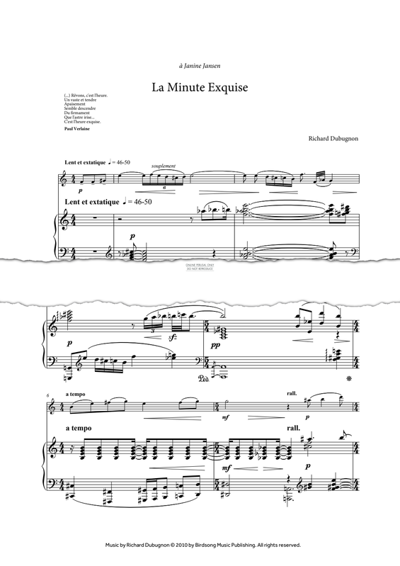 Produktgalerie: Seite 1 von 1 Three Pieces for Violin and Piano, Richard Dubugnon, Klavier, Violine