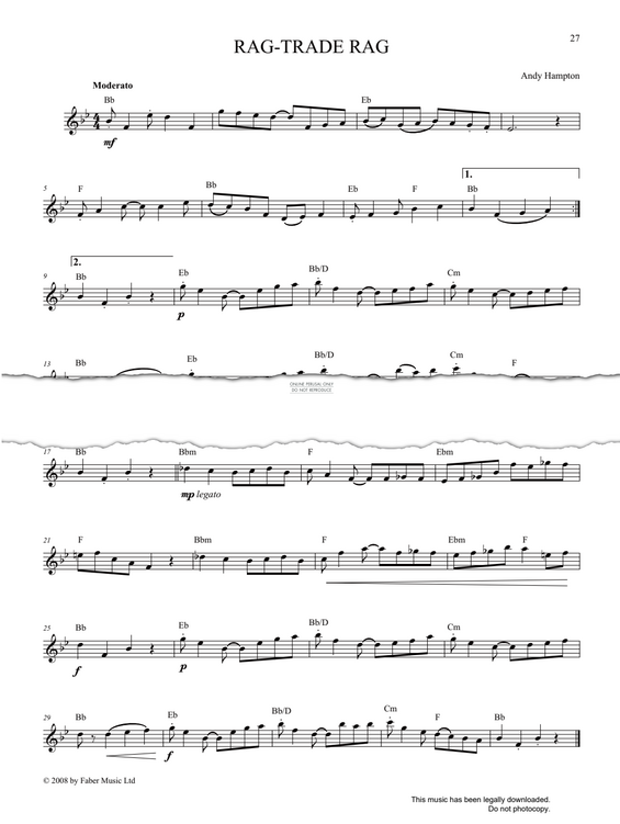 Product gallery: Page 1 of 1 Rag-Trade Rag, Andy Hampton