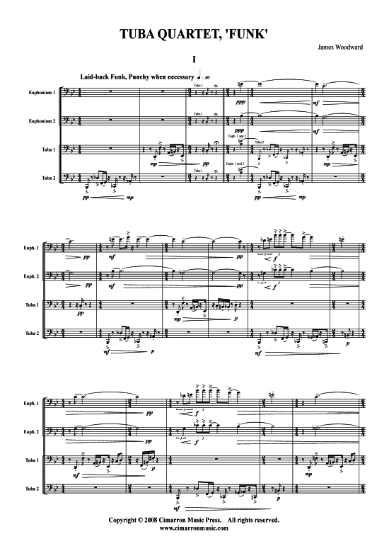 Product picture to: Funk 3 Sätze James Woodward