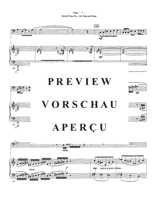 gallery: Recital Piece No 1 , , (Tuba + Klavier)