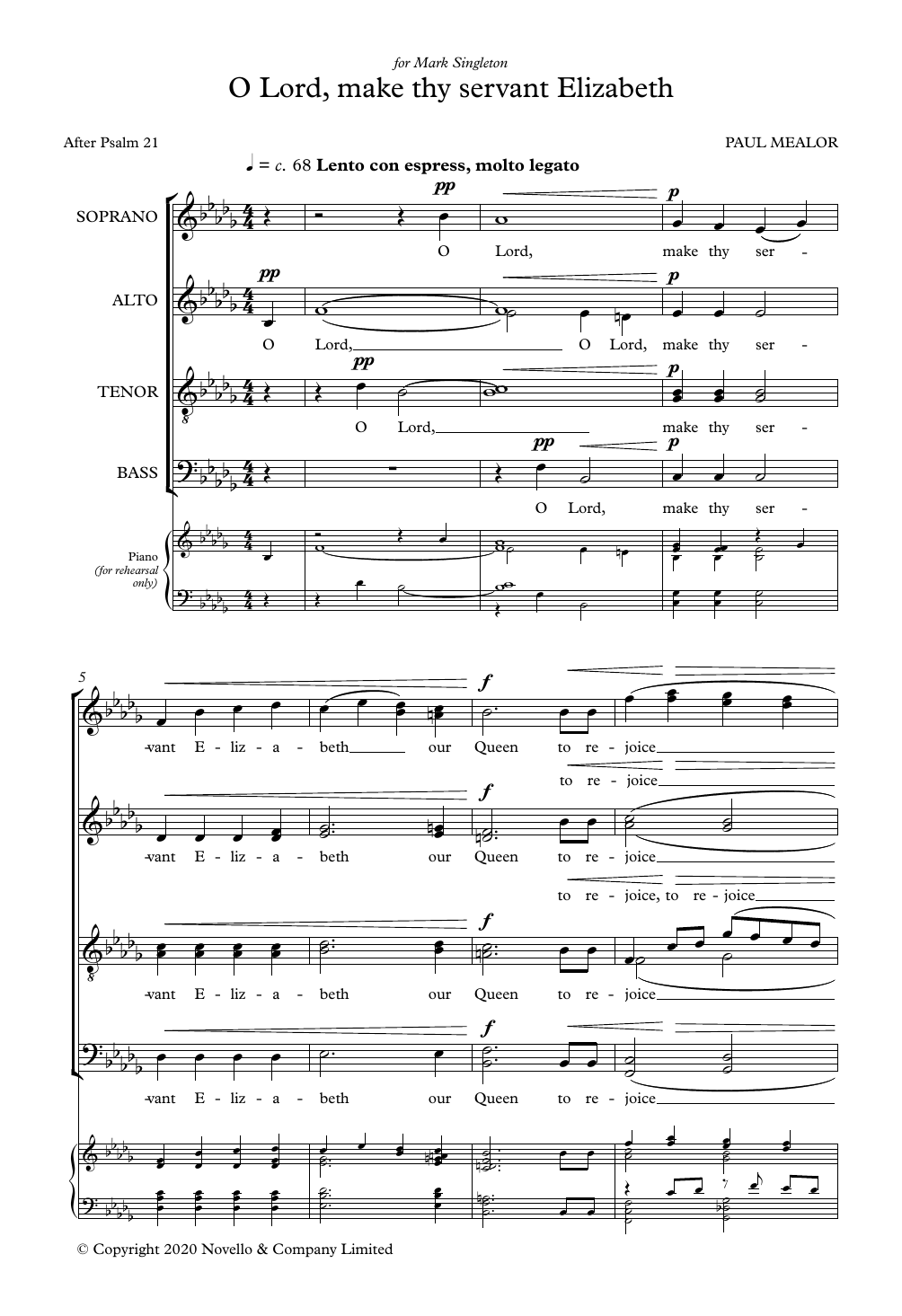 Produktbild zu: O Lord, Make Thy Servant Elizabeth