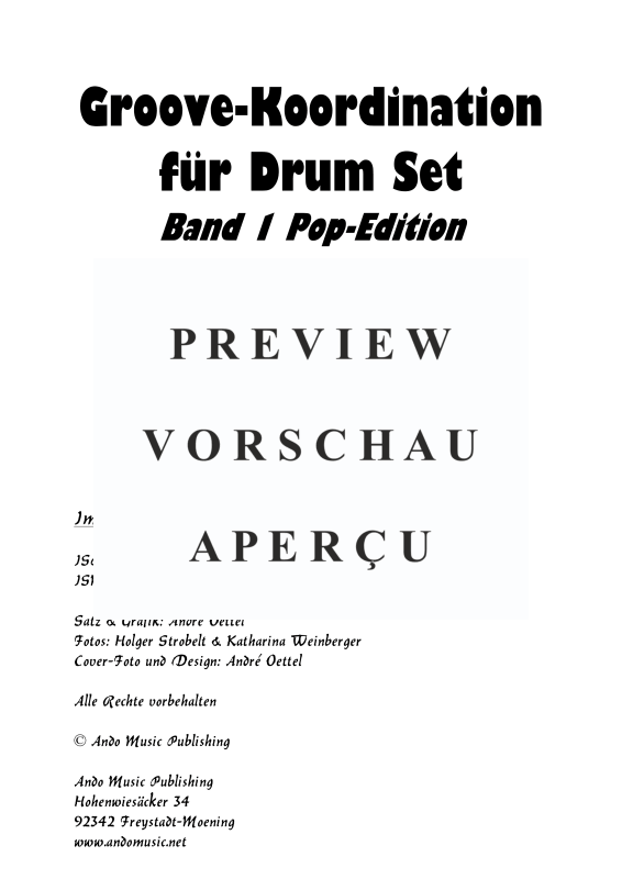Produktgalerie: Seite 3 von 11 Groove-Koordination für Drumset Band 1, , Drum Set - Pop-Edition