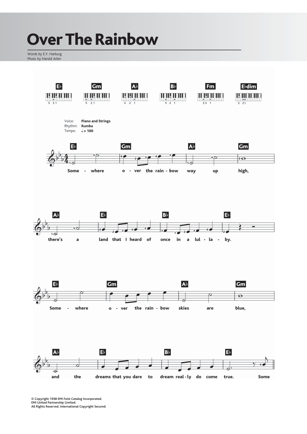 Produktbild zu: Over The Rainbow (from 'The Wizard Of Oz')