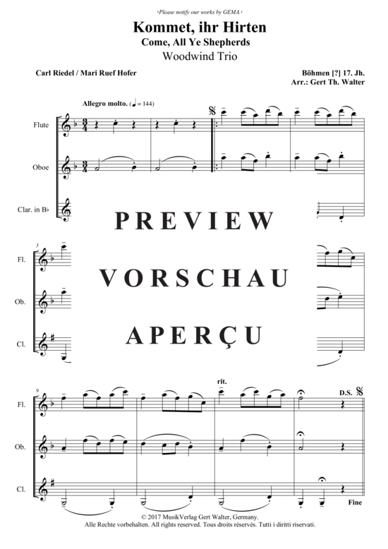 Produktbild zu: Kommet, ihr Hirten Traditional