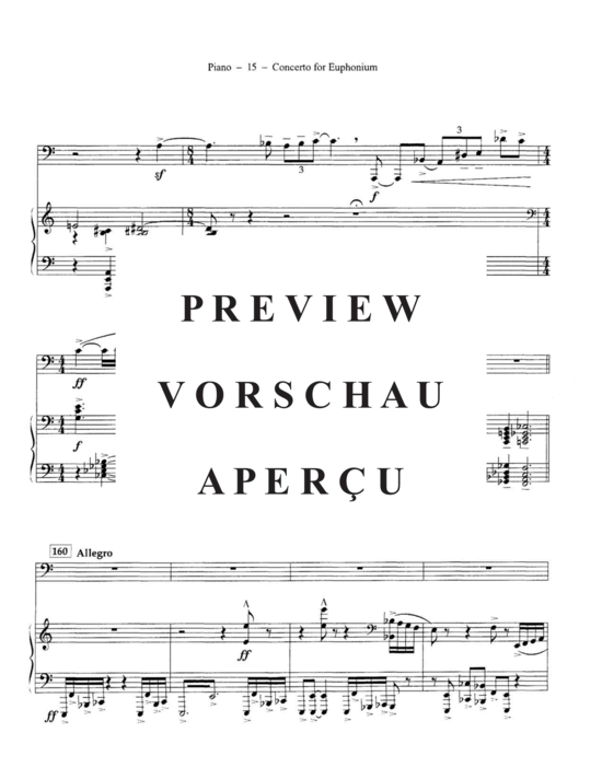 Product gallery: Page 17 of 21 Concerto for Euphonium , , (euphonium + piano)