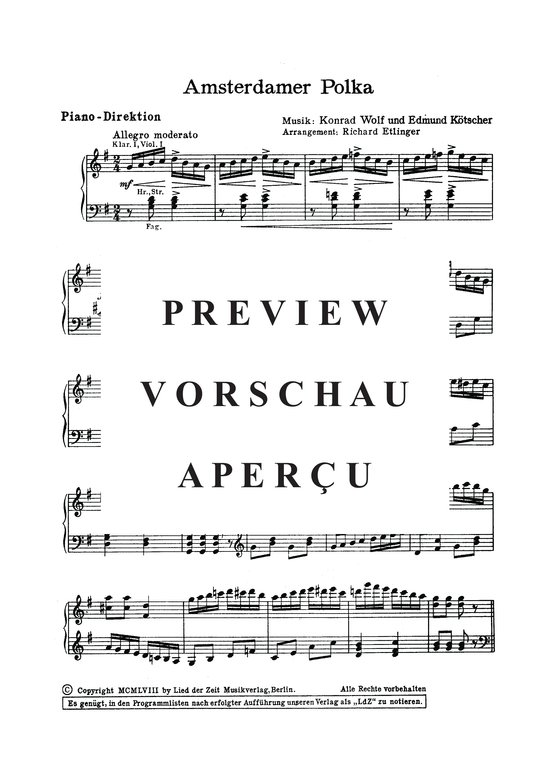 Product gallery: Page 4 of 4 Amsterdamer Polka , , Piano Solo