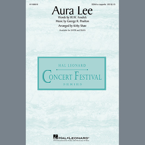 Product picture to: Aura Lee (arr. Kirby Shaw)