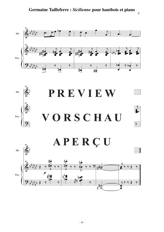 Product gallery: Page 10 of 13 Sicilienne , , (Oboe + Keyboard)