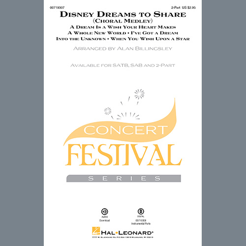 cover: Disney Dreams To Share (Choral Medley), Alan Billingsley