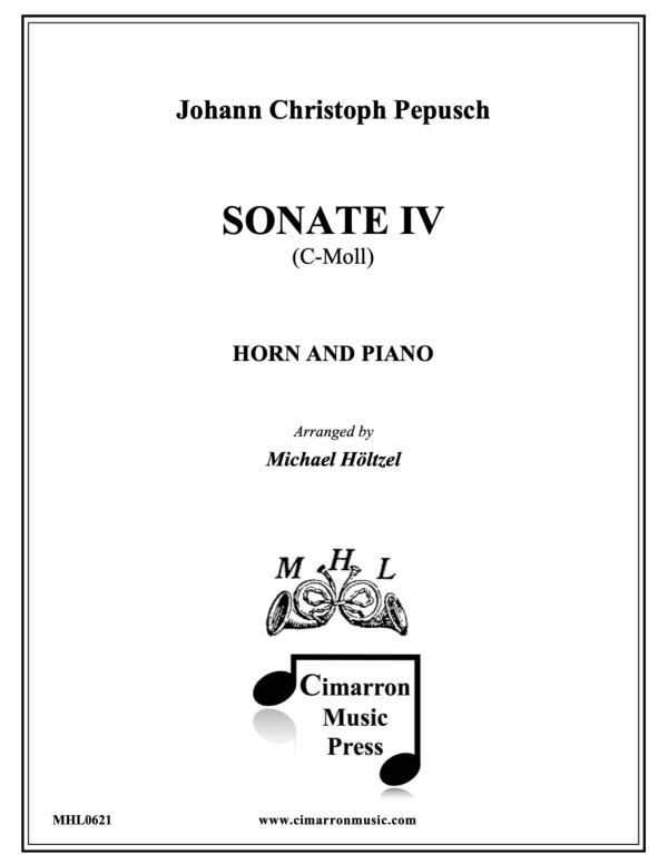 Produktbild zu: Sonate IV in C-MollJohann Christoph Pepusch