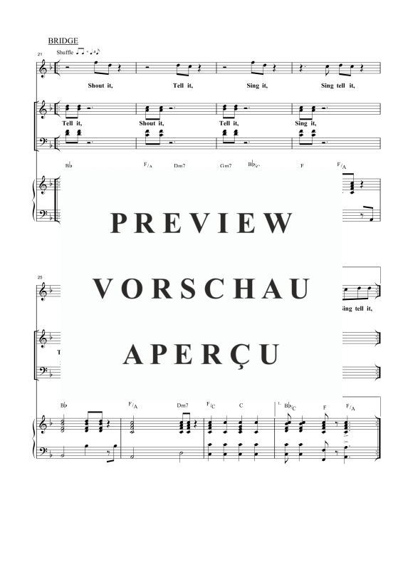 Produktgalerie: Seite 8 von 10 Go, Tell It on the Mountains, , Gemischter Chor SAB, Solo und Klavier