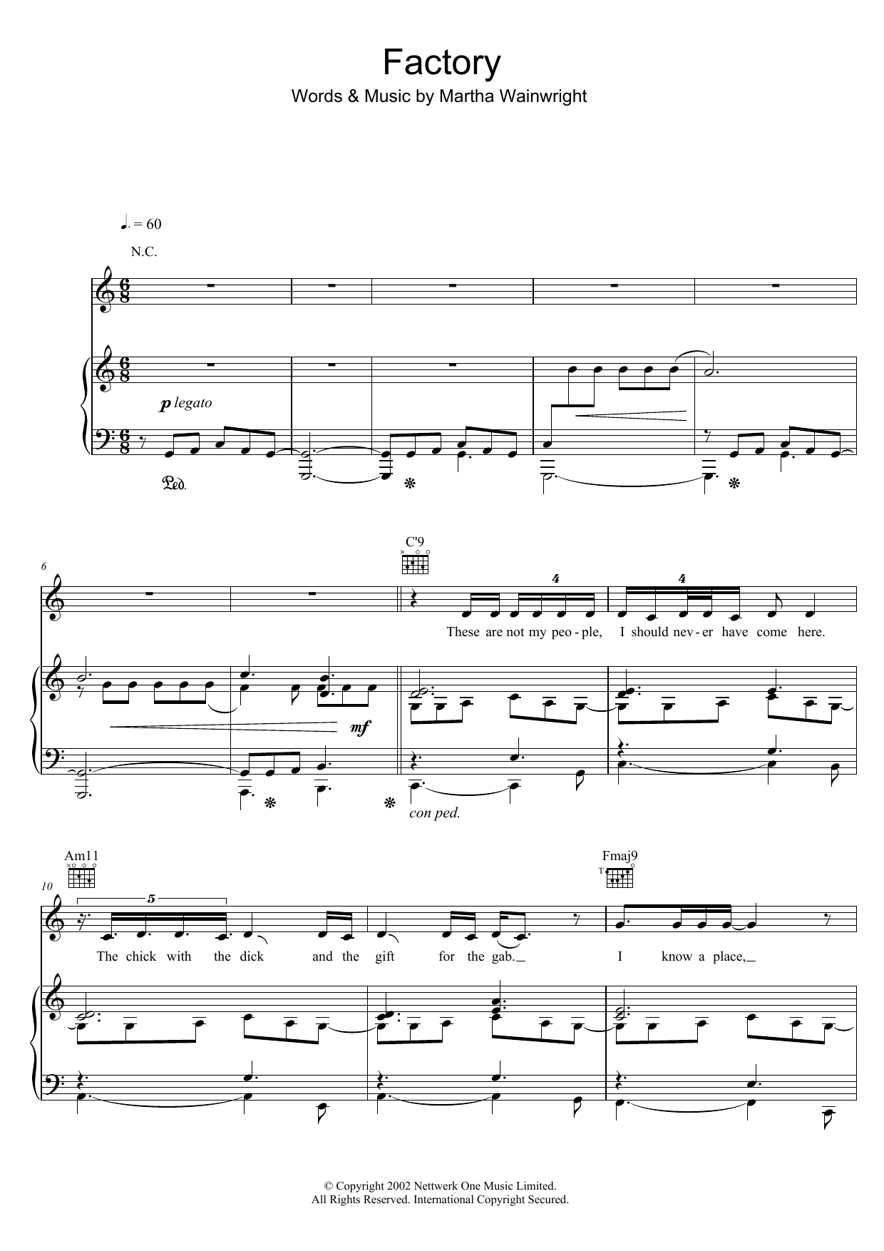 Produktgalerie: Seite 1 von 1 Factory, Martha Wainwright, Gesang, Gitarre, Klavier
