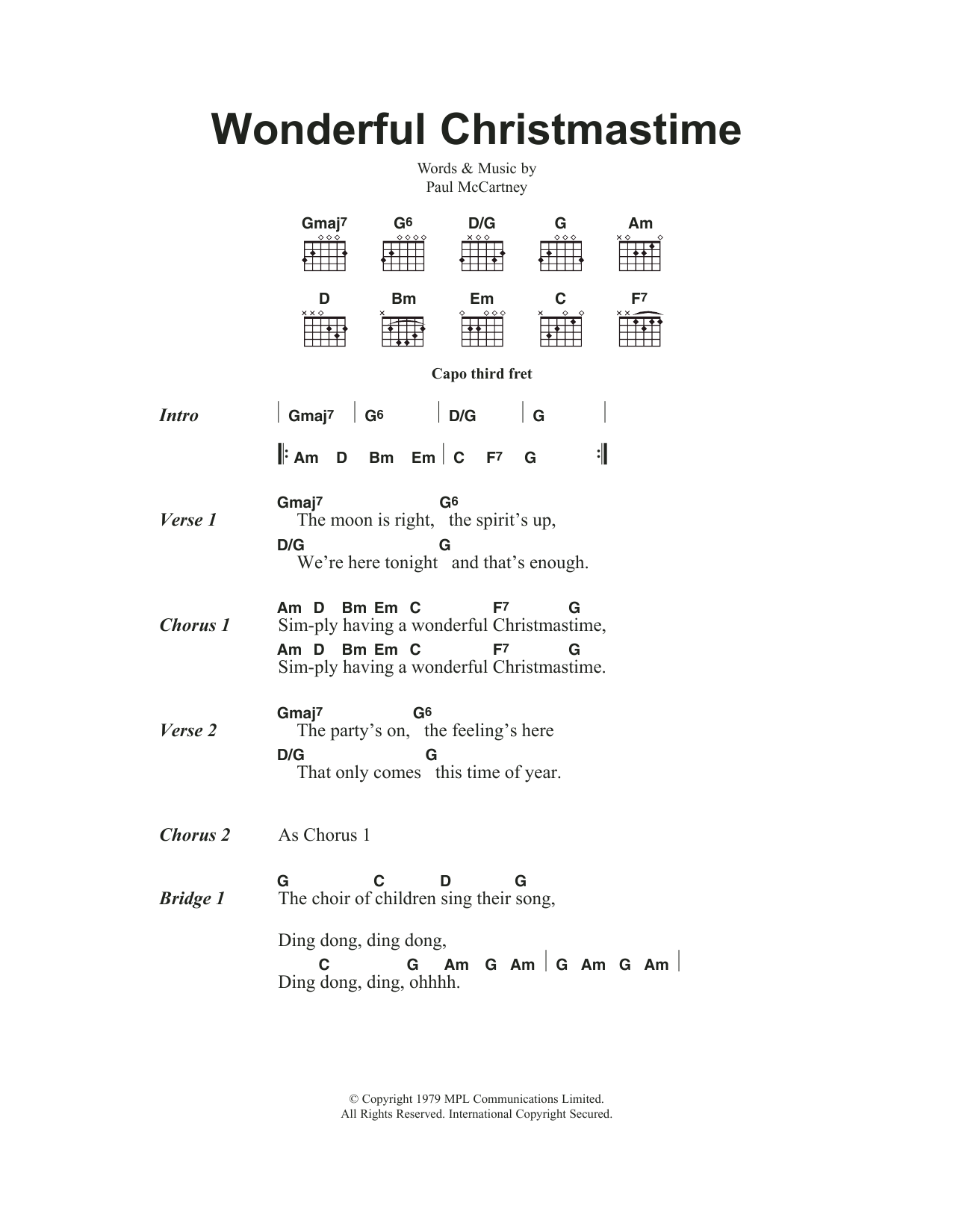 Product gallery: Page 1 of 1 Wonderful Christmastime, Paul McCartney