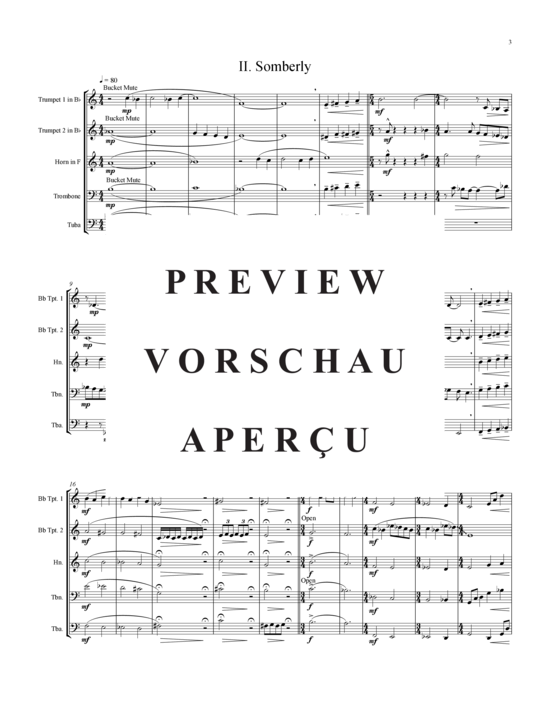 Produktgalerie: Seite 4 von 21 Scenes for Brass , , (Blechbläserquintett)