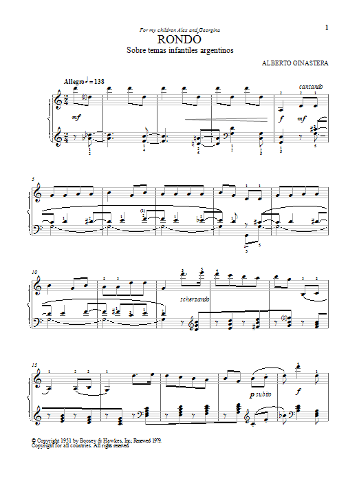 Produktbild zu: Rondo On Argentine Children's Folk Tunes