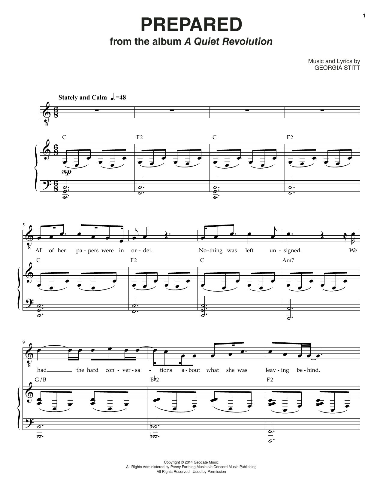Produktgalerie: Seite 1 von 1 Prepared, Georgia Stitt, Gesang, Klavier