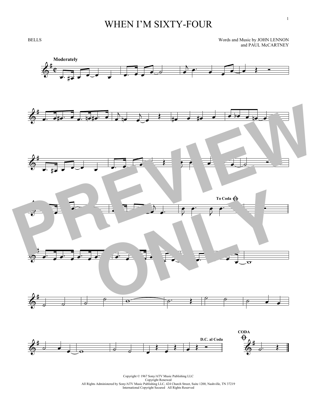 Produktbild zu:  When I'm Sixty-Four - The Beatles