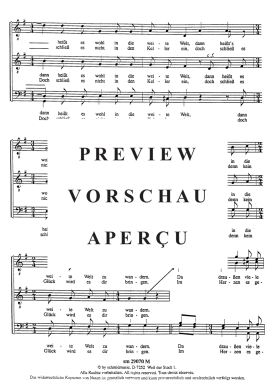 Product gallery: Page 3 of 5 Wenn dir ein Mädchen so recht gefällt , , (male choir)