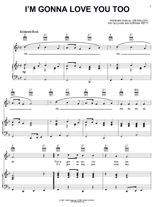 Produktgalerie: Seite 1 von 1 I'm Gonna Love You Too, Blondie, Gesang, Gitarre, Klavier