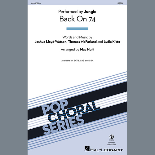 cover: Back On 74 (arr. Mac Huff), Jungle, Chor