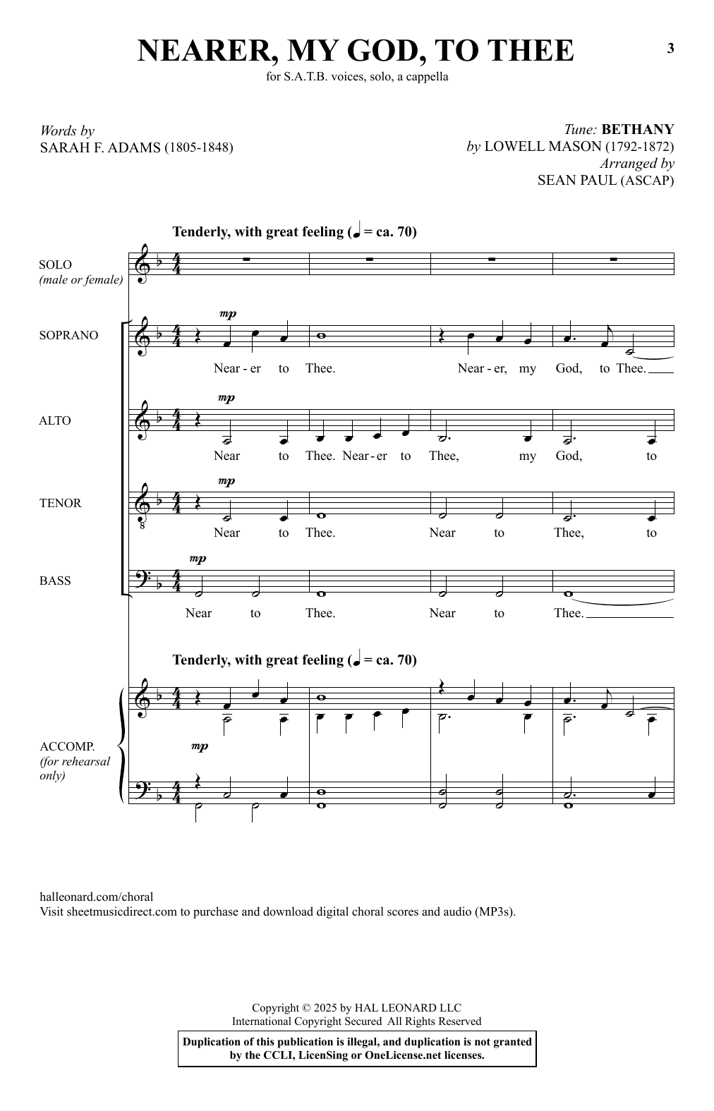 Produktbild zu: Nearer My God To Thee
