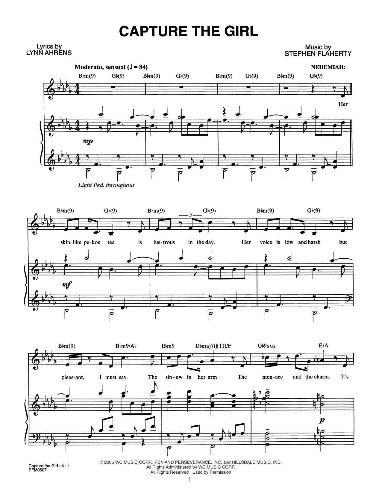 Produktbild zu: Capture The Girl (from Dessa Rose: A New Musical)