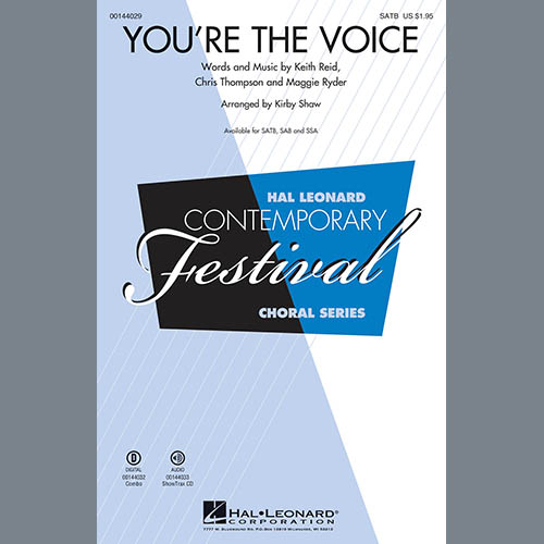 cover: You're The Voice (arr. Kirby Shaw), Rebecca St. James, John Farnham, Chor