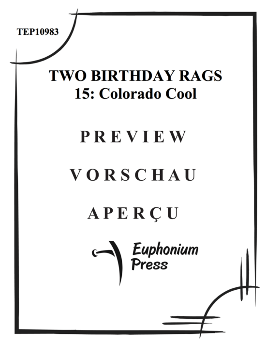 gallery: Two Birthday Rags , , (Tuba Quartett EETT)