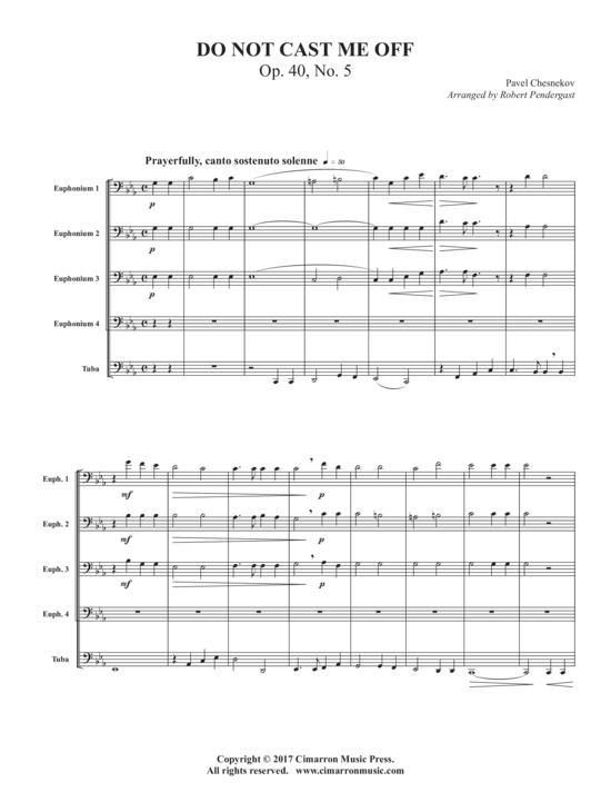 Product picture to: Do Not Cast Me Off Pavel Chesnekov